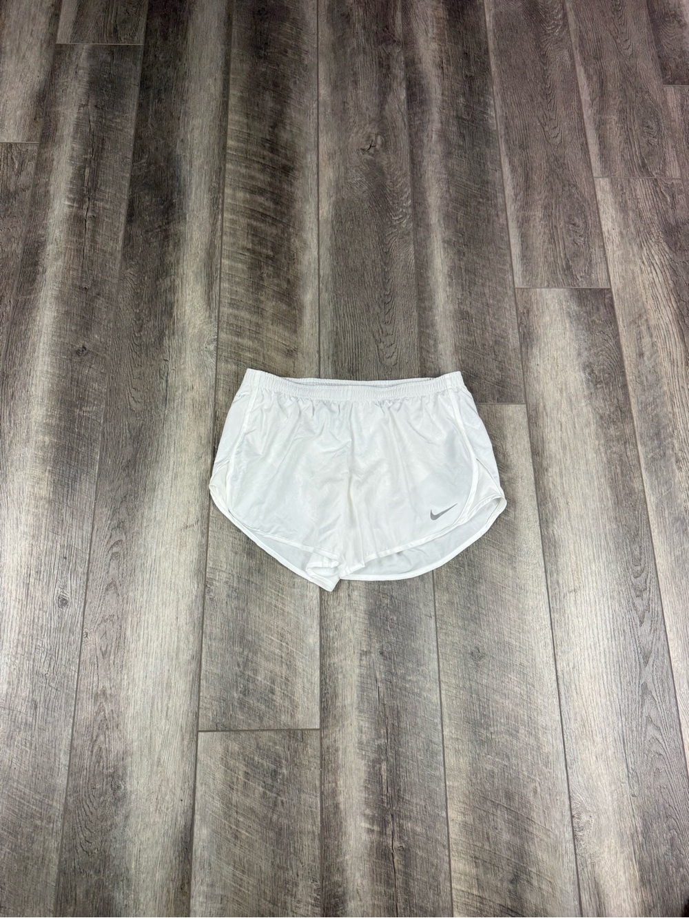 Nike White Print Shorts